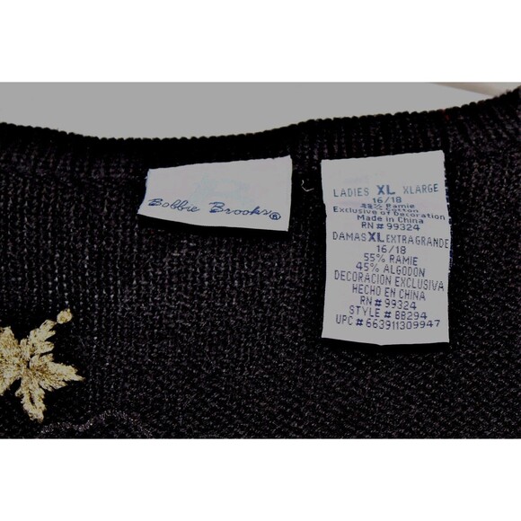 Vtg. Bobbie Brooks Christmas Sweater Vest Angels Lightly Beaded XL - Picture 4 of 4